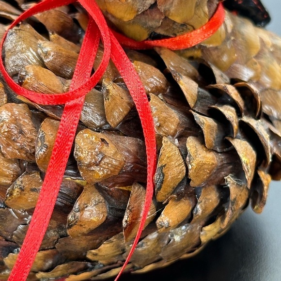 Vtg Handmade Decorative Pinecone Duck Figurine Rustic Folk Art Cabin Retro Lodge - Picture 8 of 15